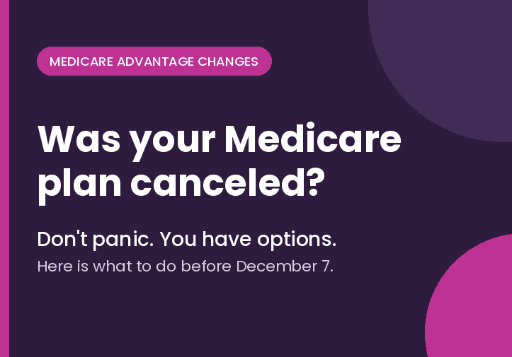 Medicare plan canceled for 2027